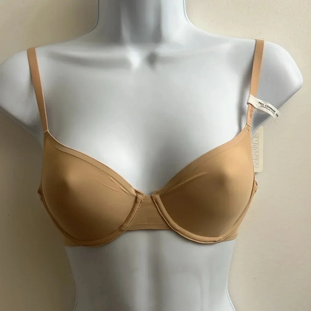 SMOOTHEZ By Aerie Full Coverage Lightly Lined Bra - Beige